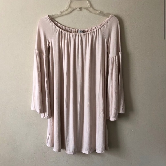 Urban Outfitters Ecote Off the Shoulder Romantic Bell Sleeve Dress S - Picture 2 of 6